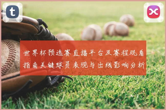 世界杯预选赛直播平台及赛程观看指南关键球员表现与出线影响分析